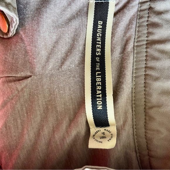 Anthro Daughters of the Liberation Fly Me Away Anorak Bomber Jacket Tan Sz M - Picture 16 of 16